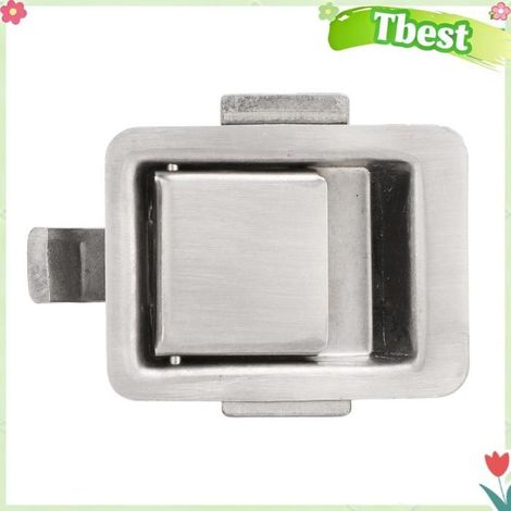 Loquet de boîte à outils de remplacement, serrure à palette, poignée de loquet encastrée 55x43mm pour caravane camion RV armoire (1/4)