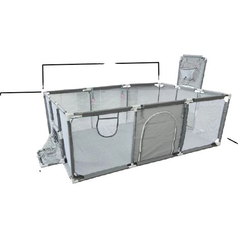 Parc pour bébé, Espace spacieux de 3,6 m², Construction en tissu durable (1/2)