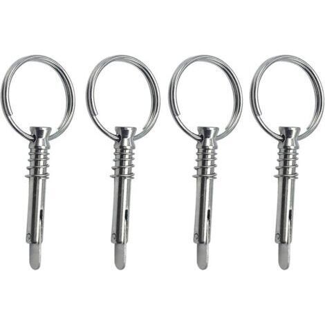4 PCS Bimini Top Pins, Goupilles à Dégagement Rapide en Acier Inoxydable 316 pour Quincaillerie Marine (1/4)