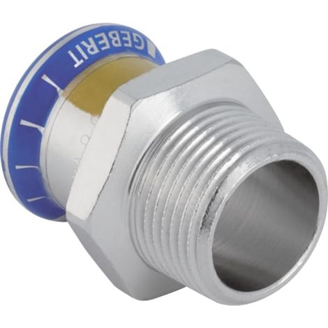 Geberit Mapress Edelstahl Übergang mit Außengewinde (Gas), 34143 (1/5)
