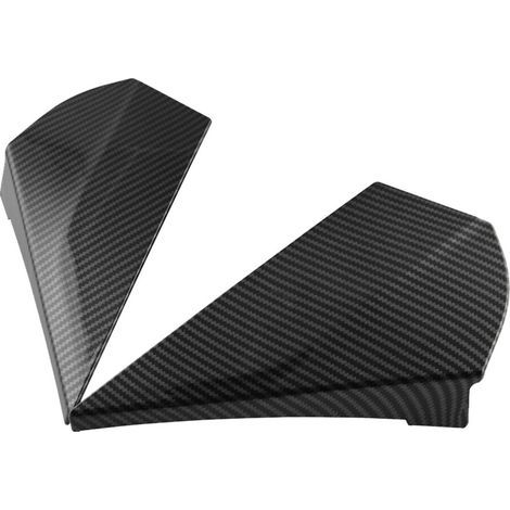 Une paire de bandes de protection latérales de lunette arrière style fibre de carbone pour les modèles C-HR 2016-2019. (1/3)