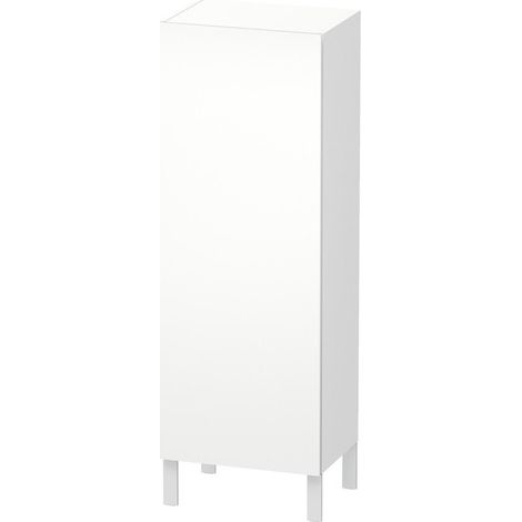 Armoire Duravit L-CUBE 500x363x1320mm ouverture droite blanc mat