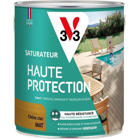 Saturateur Haute Protection Biosourcé V33 chêne clair Mat - 2,5L