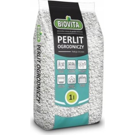 Perlite horticole 1L – Aère le substrat – Capacité d'absorption élevée – Pour plantes vertes et légumes – Amendement naturel