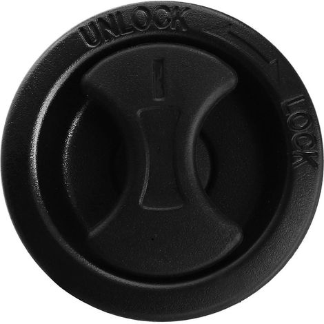 Bouton de fermeture de hayon, de boîte à outils et de panneau de porte de coffre 64870-60011 pour Toyota Land Cruiser LC200 Noir (1/5)