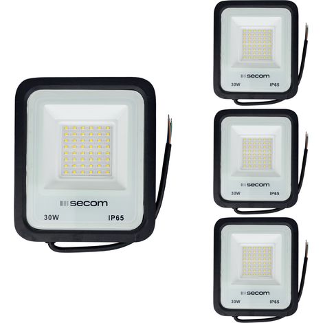 Confezione da 4 proiettori LED TenkoS2 da 30 W, 3000 lm, IP65, 16