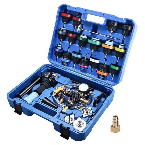 28 Pcs Universal Car Radiator Pressure Tester Vacuum Cooling System for VW (1/5)