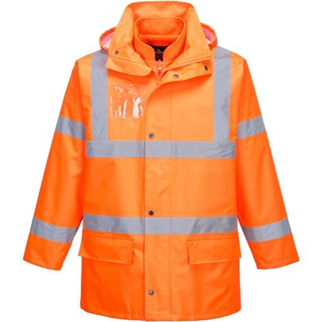 Parka Hi-Vis Essential 5 in 1 Arancione XL (1/2)