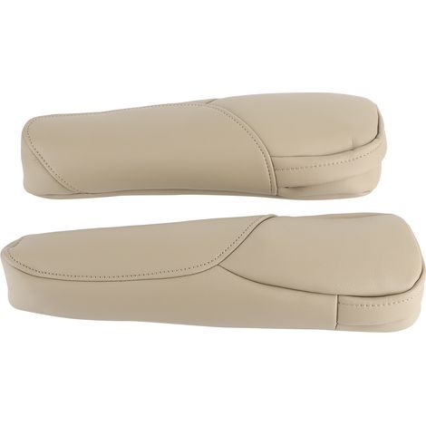 Rivestimento bracciolo sedile, finitura sofisticata, ampia protezione bracciolo sedile, rivestimento in pelle microfibra di ricambio per Honda CRV 2007-2009 (Beige).