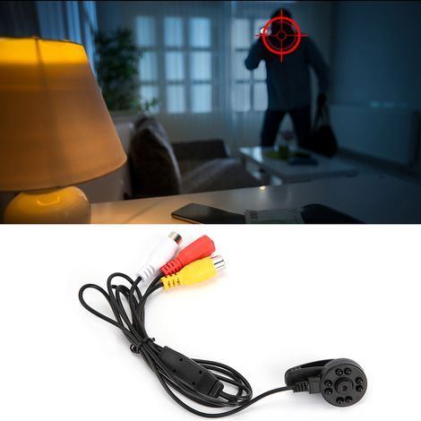 Caméra de surveillance mini infrarouge avec audio, CCTV HD pour vidéosurveillance intérieure (1/5)