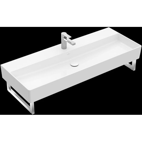 Villeroy &amp Boch Memento 2.0 lavabo mural, 1 agujero para (1/2)