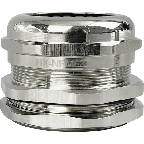 TRU COMPONENTS TC-10302860 Kabelverschraubung   M63 Messing (vernickelt) Metall 1 St.