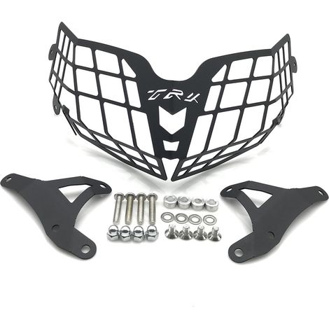 Adapted for Benelli TRK502X and Jinpeng 502 motorcycles, this is a modified headlight protection grille.