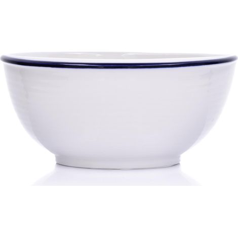 Bol Krog de 14 cm, blanco, azul marino (1/5)