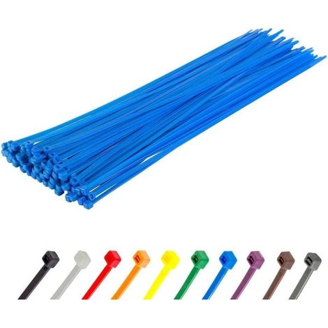 Kabelbinder 100 22,2 kg Zugfestigkeit UV 200 mm x 4,8 mm Blau (1/5)