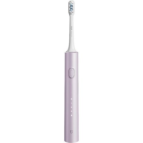 Xiaomi Mijia Sonic Electric Toothbrush T302 IPX8 Waterproof Wireless Charging 4 Brush Head Sonic Ele-Purple