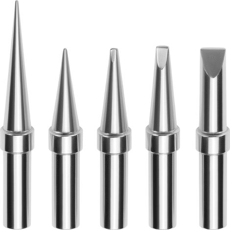 5 Pièces pointes de soudage, panne fer à souder, compatible avec Weller WESD51, WES51, WE1010NA (1/5)