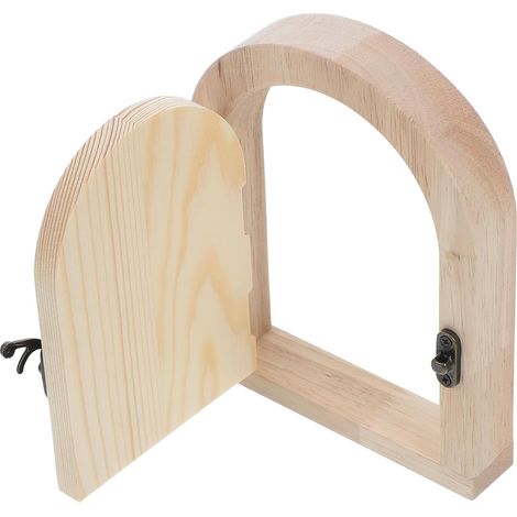Cache-interrupteur en Bois Adhésif Facile à Installer Forme Porte Artistique et Romantique pour Protection Décorative Murale et Sécurité Garçon et Filles (1/5)