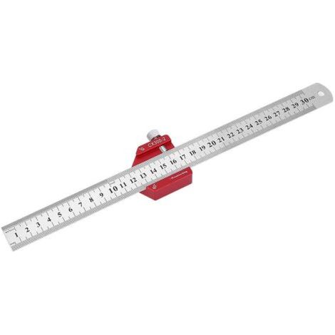 Cx300-2 Combinaison Carrée ensemble en alliage D'aluminium Travail Du Bois Scribing Règle Haute Précision angle Mesure Charpentier Marquage Outil,jauge de traçage (1/5)