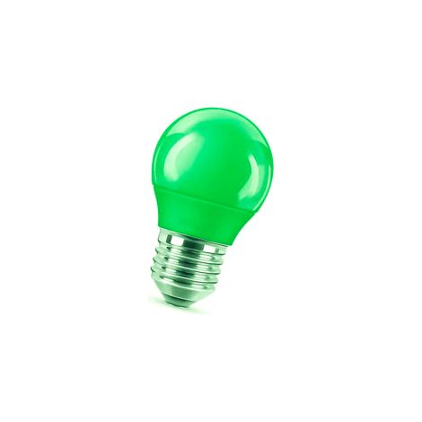 Lampada A Led E27 G45 4W 220V, 5 Colori Disponibili (Verde)