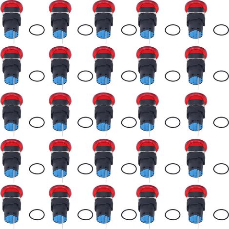 Interrupteur à bouton momentané à réinitialisation automatique, 3 broches (1/5)