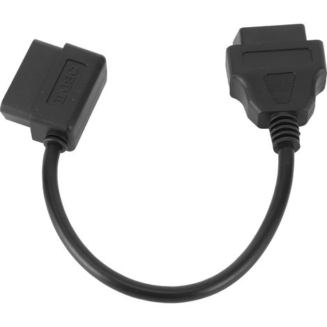 Câble Extension OBD2 16PIN à 16PIN Adaptateur Coude Outil Diagnostic Auto 0,3m/1ft (1/5)