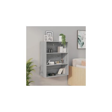 Armoire murale suspendue Sonoma gris 69,5x32,5x90 (1/5)
