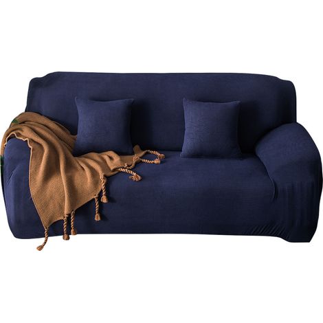 Housse de canapé extensible imperméable pour canapé 4 places, protection anti-taches en polyester et élasthanne doux (1/5)