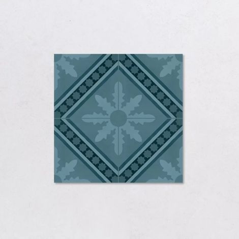 Carrelage Imitation Carreaux de Ciment D SEGNI BLEND Tappeto 1 20x20cm