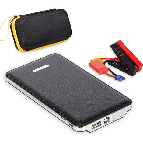 Démarreur de voiture portable, chargeur d'urgence et booster de batterie 30 000 mAh 12 V avec démarrage automatique et alimentation USB. Idéal pour les moteurs 2.0 L avec éclairage LED à 3 modes. (1/5)