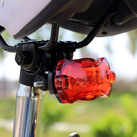 LED-Rücklicht für Fahrräder mit Rückblinker, rot, inklusive Montagehalterung (1/3)