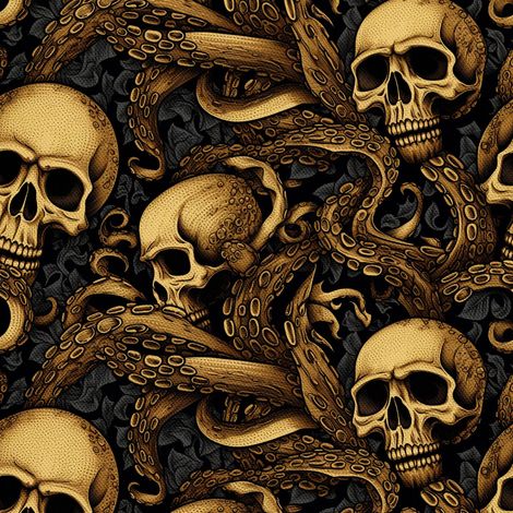 Tela decorativa para exteriores Oxford - Motivo de calavera I DX4797 (1/5)