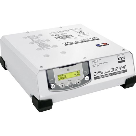 GYS GYSFLASH 50.24 HF 029095 Chargeur automatique 6 V, 12 V, 24 V 50 A 50 A 50 A X985941 (1/7)