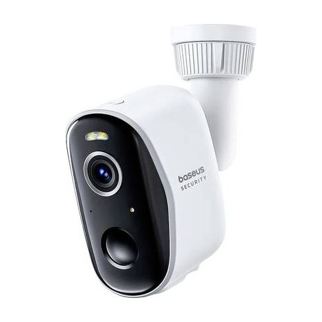 Caméra de sécurité extérieure avec éclairage 2K, Wi-Fi et batterie 7800 mAh
