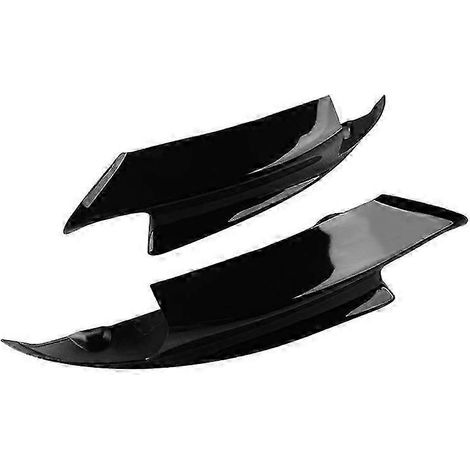 Glänzende untere linke und rechte Frontstoßstangenlippe für BMW E90 E92 E93 M3 2008-2014 (1/5)