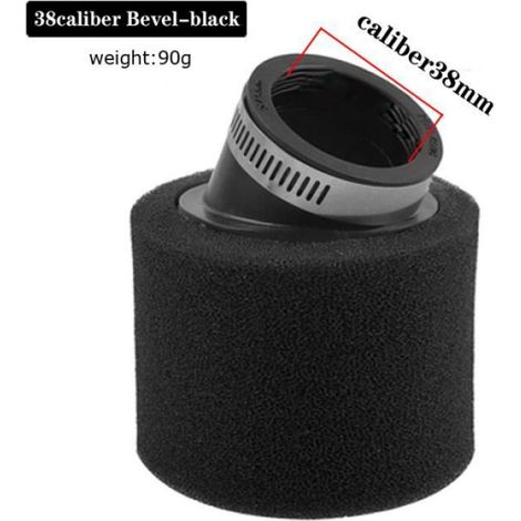 noir 38-W - Éponge De Filtre À Air En Mousse Pour Nettoyage De Moto (1/3)