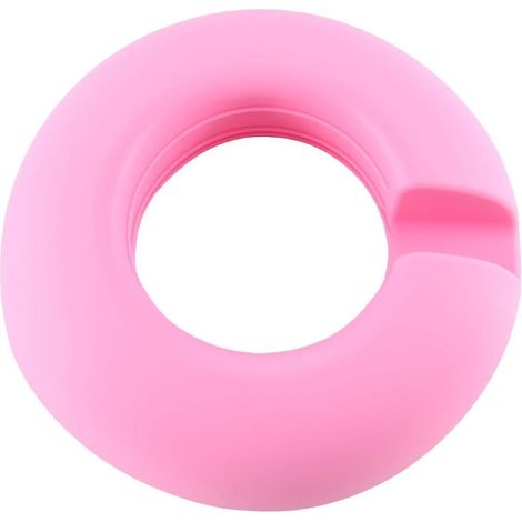 Anneau à goûter en silicone pour 1,2 L (40 oz), boîte à goûter réutilisable à 4 compartiments, rose (1/5)