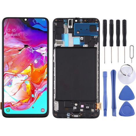 Compatible with the Samsung Galaxy A70 TFT LCD touchscreen with frame, does not support fingerprint recognition. (1/4)
