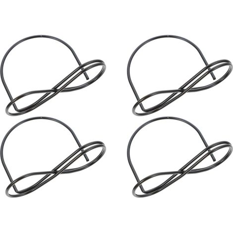 Stück Metallkartenclips Schwarz mit Dekoration und