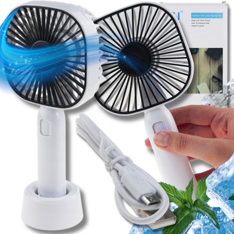 Mini ventilatore portatile, da viaggio, da spiaggia, da scrivania, USB (1/5)
