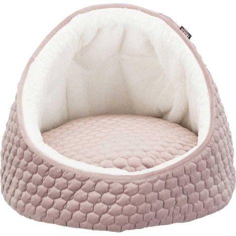 Trixie Livia cama para perro rosa y crema cómoda