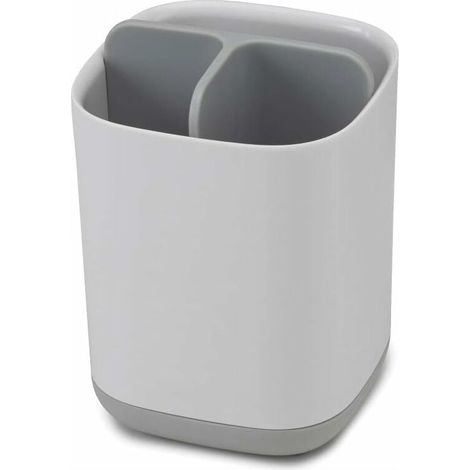 Porte Brosse à Dents, Starlight Plastique, Blanc/Gris (1/5)