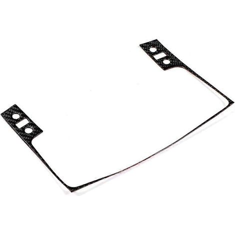 Embellecedor de cubierta de panel de navegación de fibra de carbono compatible con Lexus IS250 300 350C 2006-2012