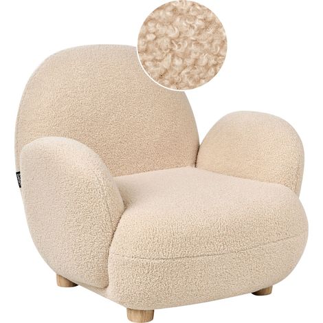 Kindersessel HEM Bouclé Beige