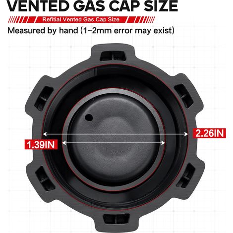621501-10 is suitable for fuel tank caps for 031103, 031106, 031109, and 031112. (620049) (1/4)