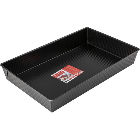 BANDEJA PARA HORNEAR FLORINA 40X25X6CM NEGRA