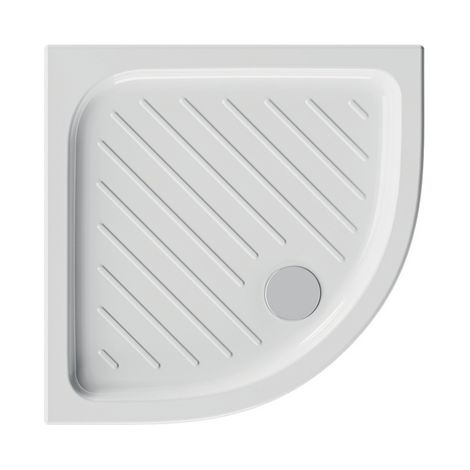 Piatto doccia angolare in ceramica dolomite gemma 2 h. 7 cm 80 x 80 h. 7 (1/2)