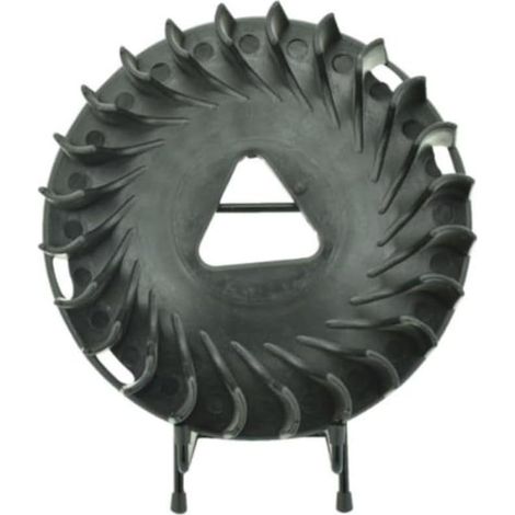Ventilateur de refroidissement à volant d'inertie 216 mm compatible avec les moteurs à essence GX390 188F avec couvercle en plastique pour petites pièces de moteur (1/5)