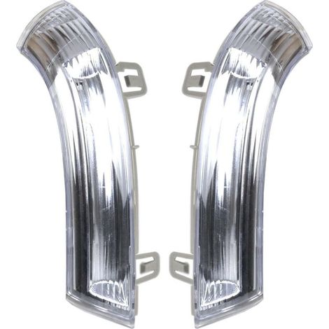 Lntyq Pour VW Golf 5 6 Passat 3BG 3C Sharan Clignotant Rétro Répétiteur Cristal Gauche (1/5)