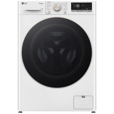 Lavatrice A Carico Frontale Lg AI DD Serie R7 F4R7011TSWG 11 Kg Classe A -10% 1400 Giri (A85xL60xP56,5) ThinQ Alexa Google Assistant